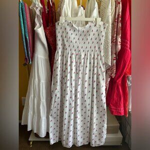 Hill House white sailboat midi dress XXL